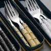 Multi-color portable tableware set, stainless steel lightweight travel storage box Application Scenario